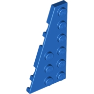 Lego destička šikmá 6x3 klín levý, modrá (4543090)